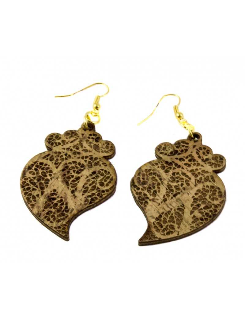 Boucles d'oreilles coeur de Viana