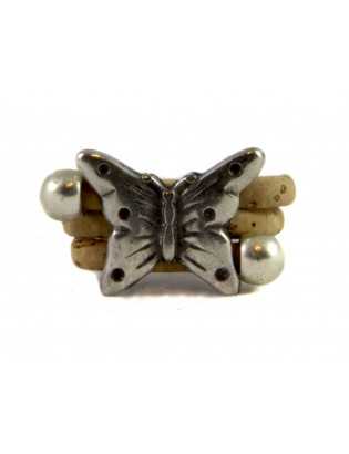 Bague papillon naturel