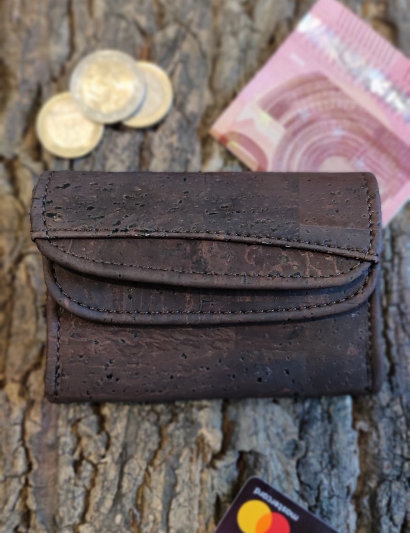 Porte monnaie Tavira brun