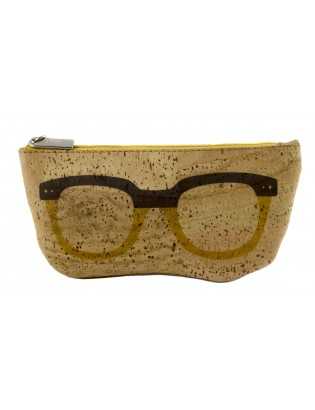 Etui à lunettes oculos jaune