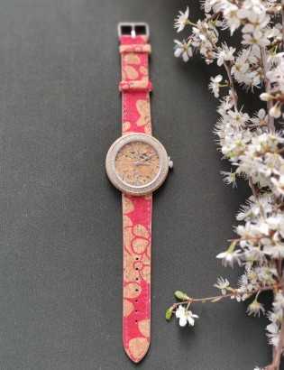 Montre  Flores rouge