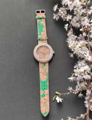 Montre  Flores vert