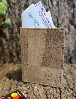 Etui carte bancaire naturel