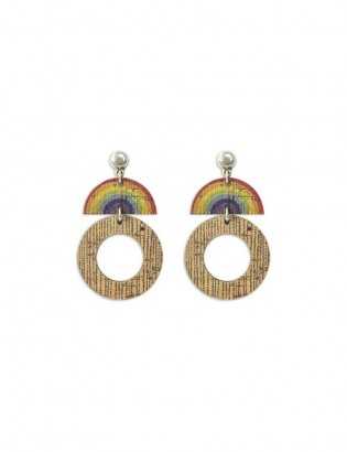 Boucles d'oreilles rainbow