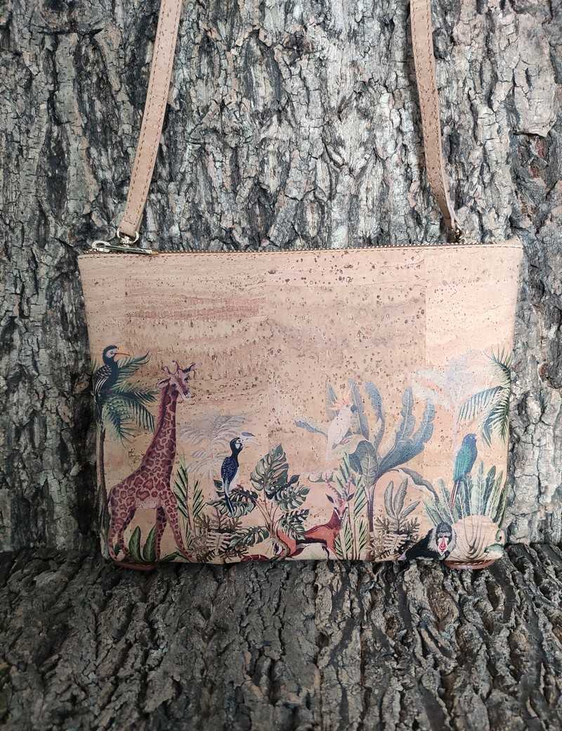 Sac à main transformable / pochette Rebeca savane Sac à main transformable / pochette Rebeca savane