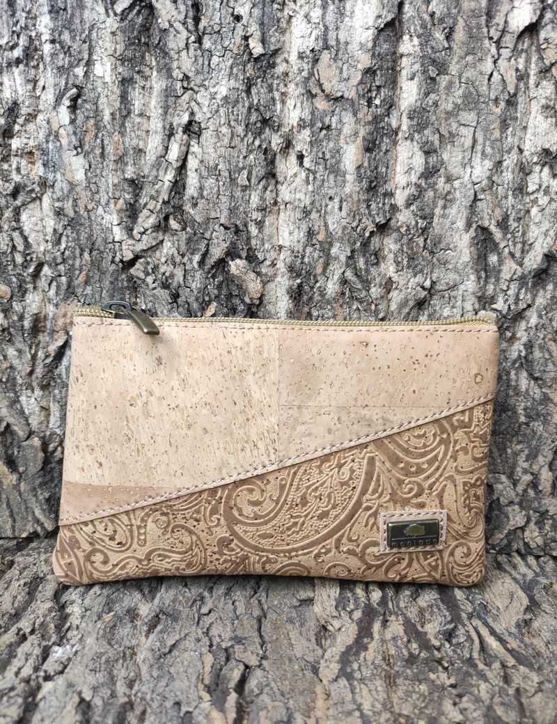 Pochette cachemire café Pochette cachemire café