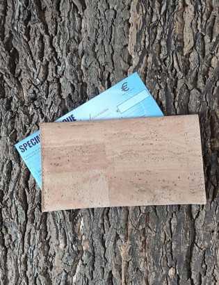 Etui chéquier liège naturel