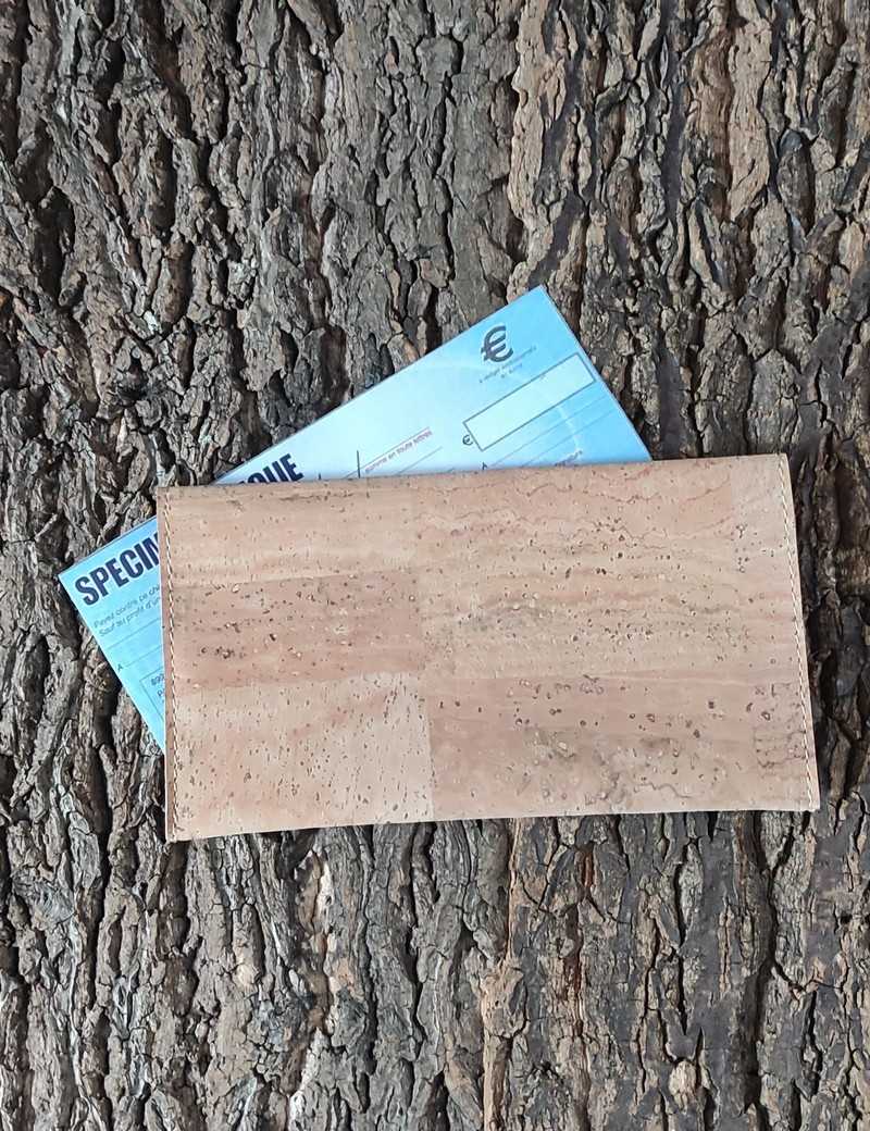 Etui chéquier liège naturel Etui chéquier liège naturel