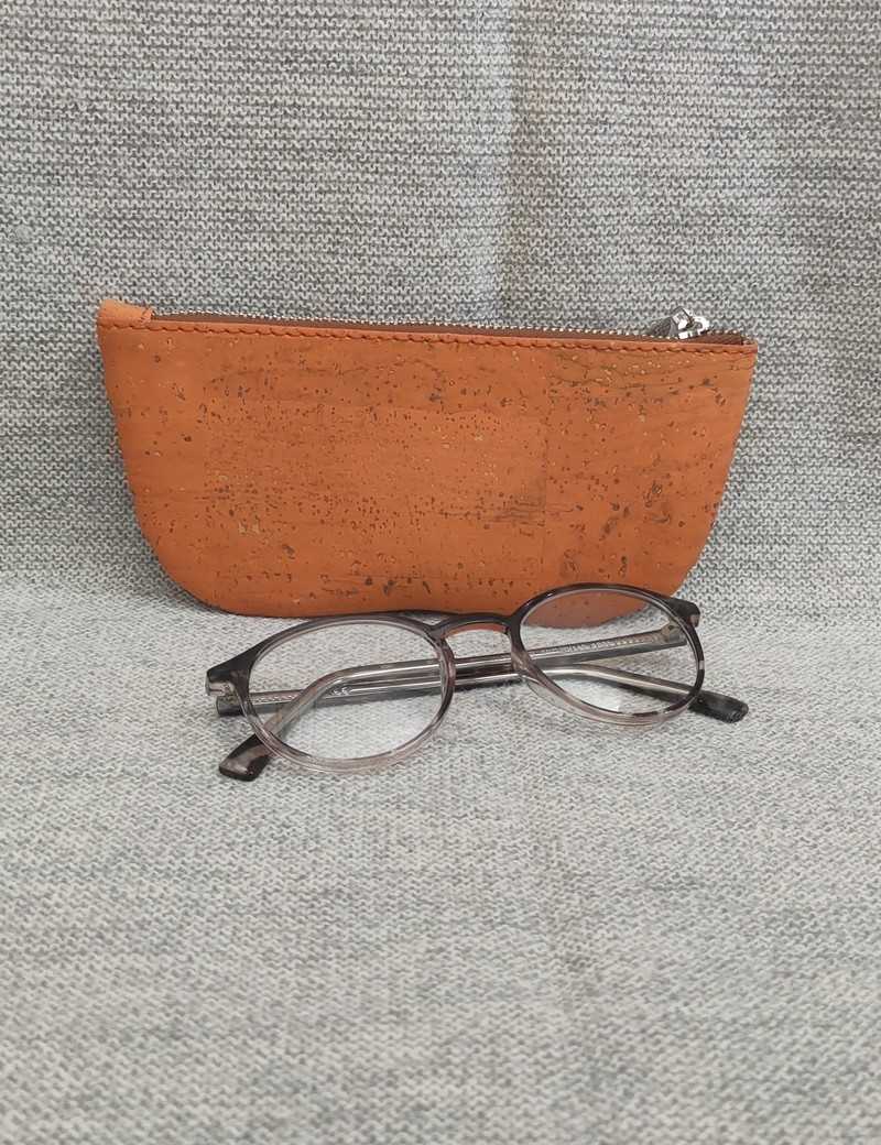 Étui à Lunettes De Soleil Universel Pour Femme Motif Fleurs Vertes 6,7