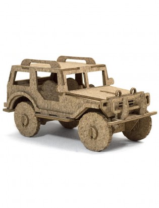 Puzzle liège 3D Jeep