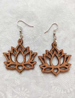 Boucles d'oreilles fleur de...