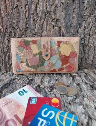 Porte monnaie et carte liège Baixa marmore