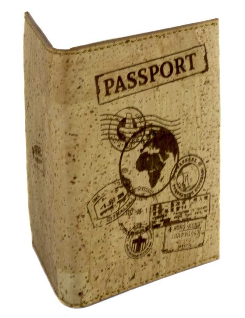 Etui passeport naturel