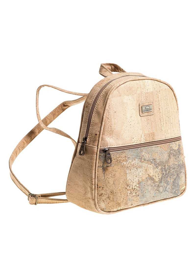 Sac à dos liège Joana vert de gris