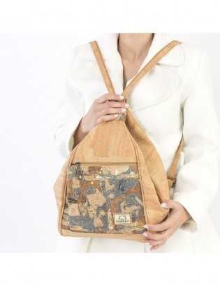 Sac à dos liège / à mains Tina raiz