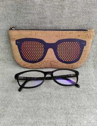 Etui à lunettes oculos violet