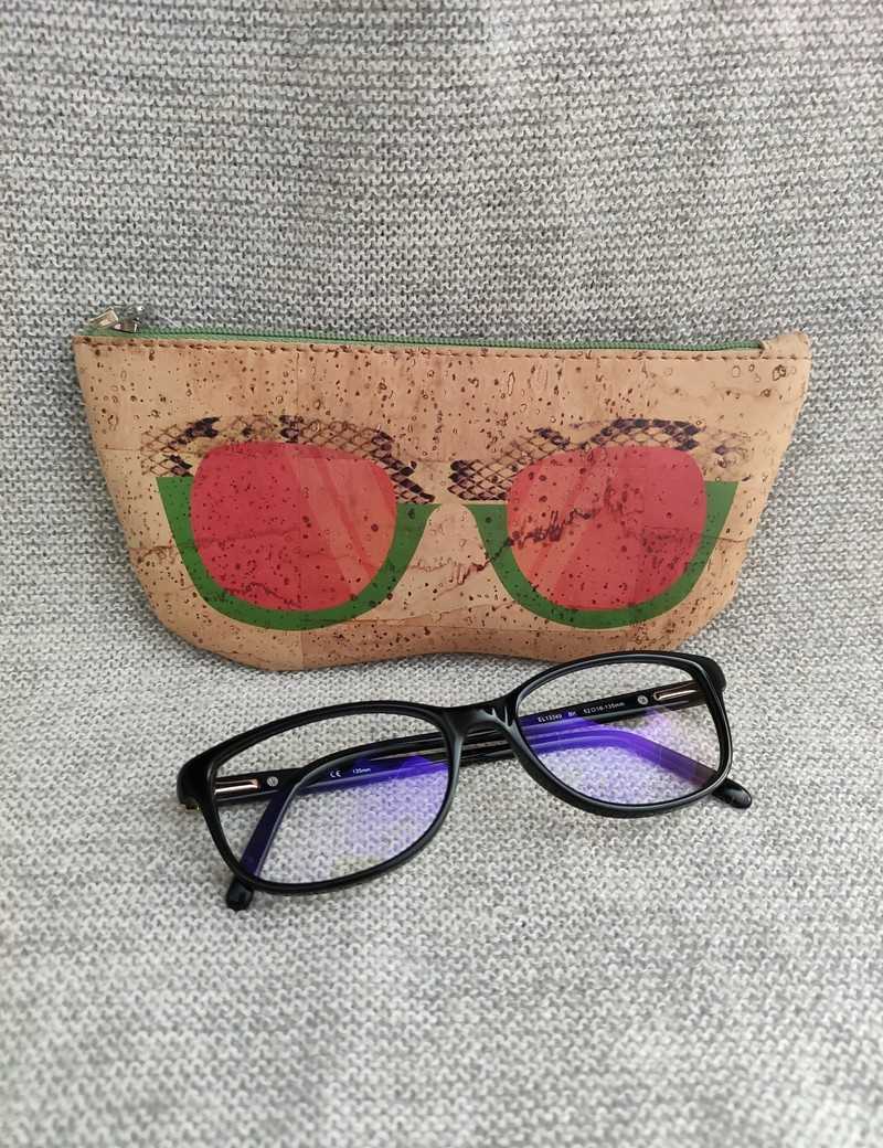 Etui à lunettes oculos vert