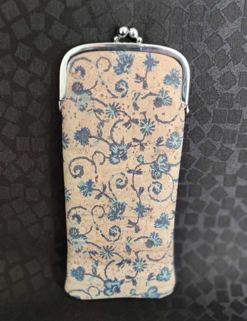 Etui à lunettes bleuets Etui à lunettes bleuets